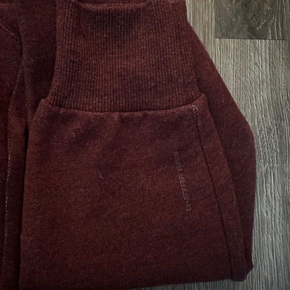 G-Star Raw Hoodie Burgundy Lefan Big Logo Size XL (NWOT) - Picture 5 of 6